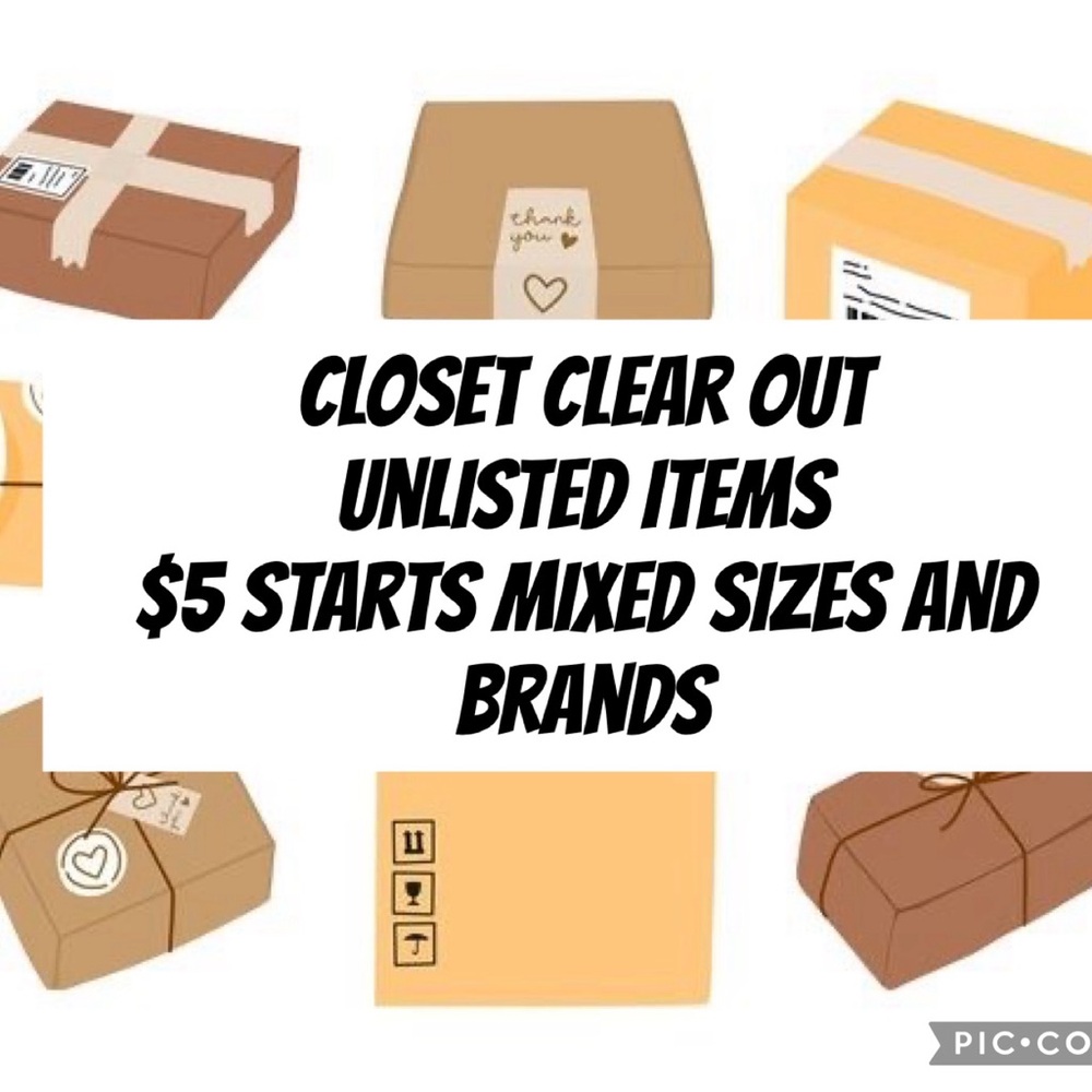 Closet clear out deals